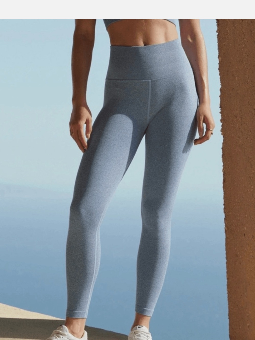 Spiritual Gangster love sculpt ribbed leggings sage xs/s